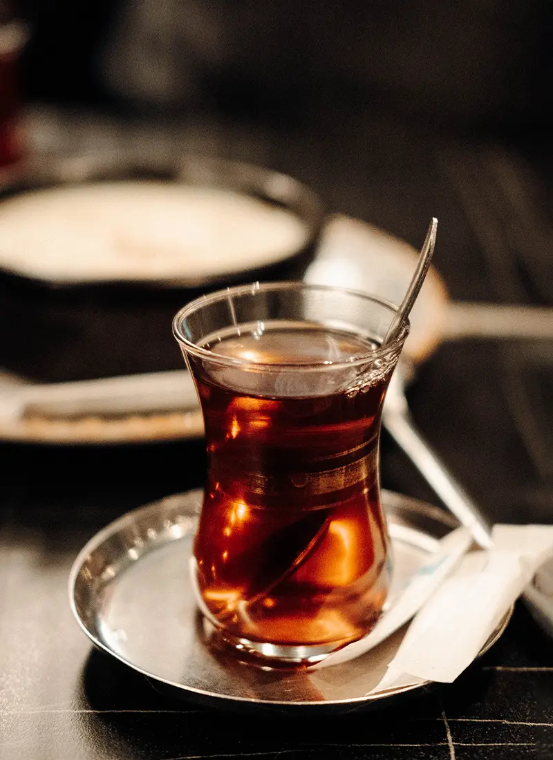 Lovely turkish tea with a good friend